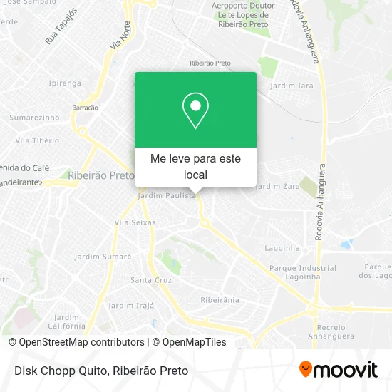 Disk Chopp Quito mapa