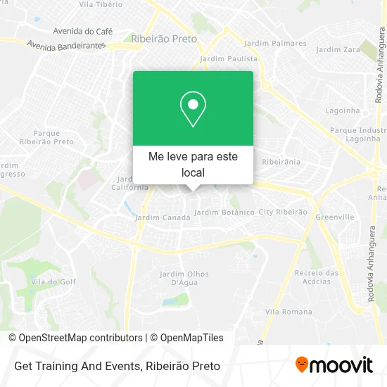 Get Training And Events mapa