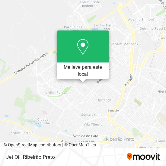 Jet Oil mapa