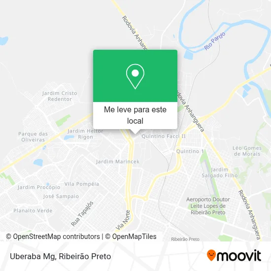 Uberaba Mg mapa