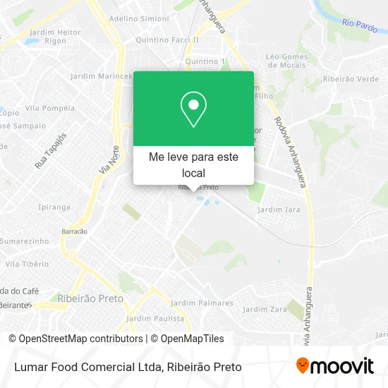 Lumar Food Comercial Ltda mapa