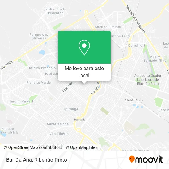 Bar Da Ana mapa