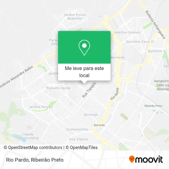 Rio Pardo mapa