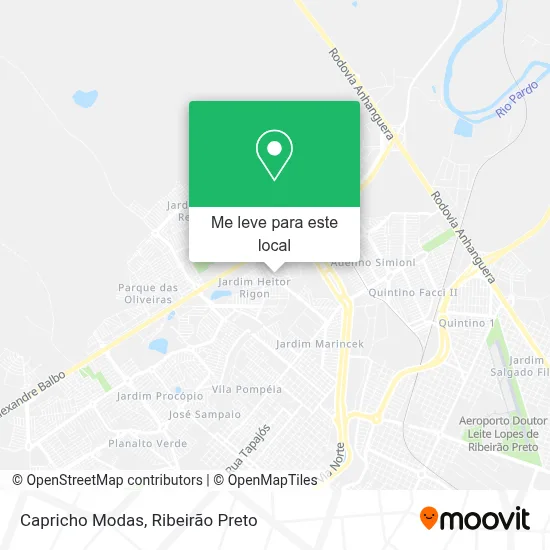 Capricho Modas mapa
