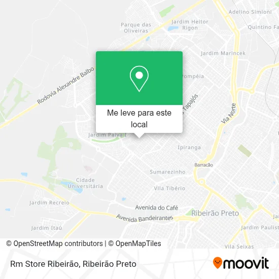 Rm Store Ribeirão mapa