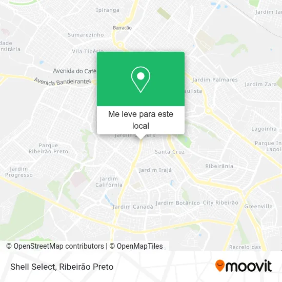 Shell Select mapa