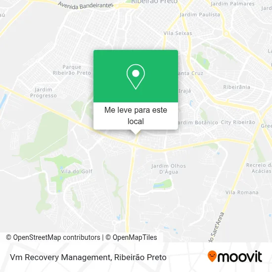Vm Recovery Management mapa