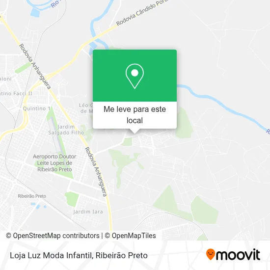 Loja Luz Moda Infantil mapa