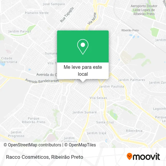 Racco Cosméticos mapa