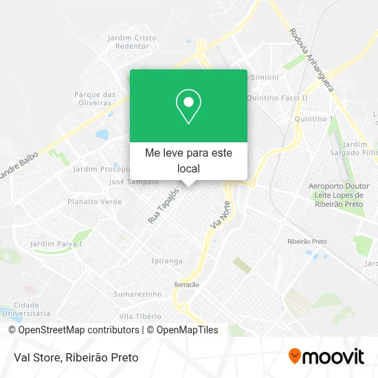 Val Store mapa