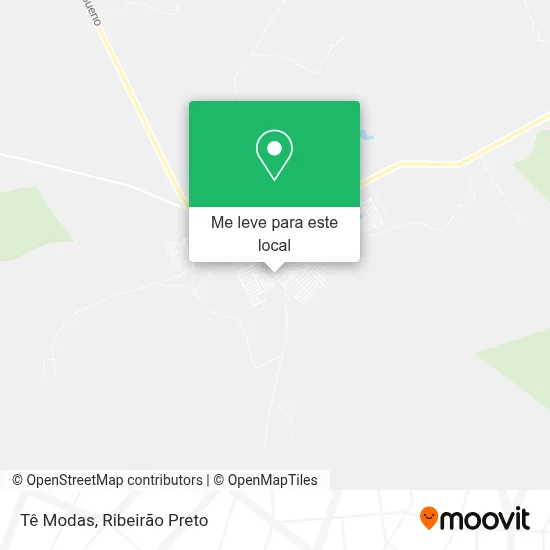 Tê Modas mapa