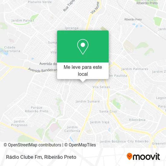 Rádio Clube Fm mapa