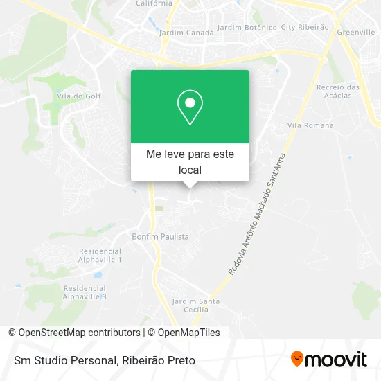 Sm Studio Personal mapa