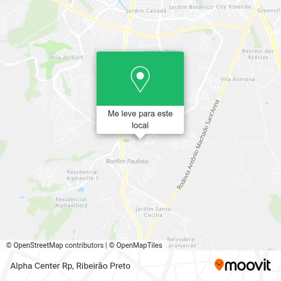 Alpha Center Rp mapa