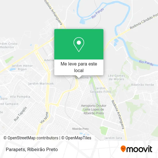 Parapets mapa