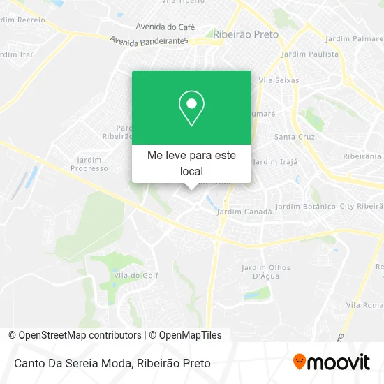 Canto Da Sereia Moda mapa