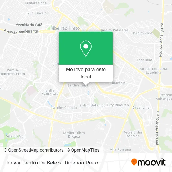Inovar Centro De Beleza mapa