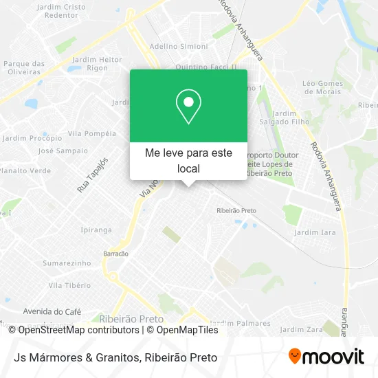 Js Mármores & Granitos mapa