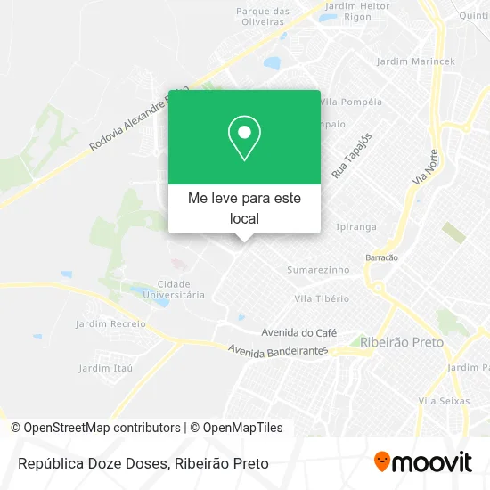República Doze Doses mapa