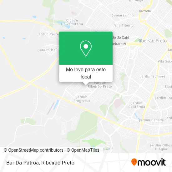 Bar Da Patroa mapa