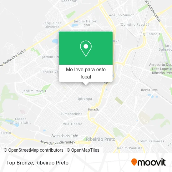 Top Bronze mapa