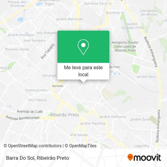 Barra Do Sol mapa