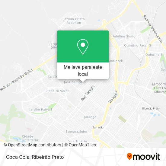 Coca-Cola mapa