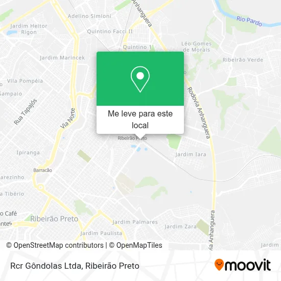 Rcr Gôndolas Ltda mapa