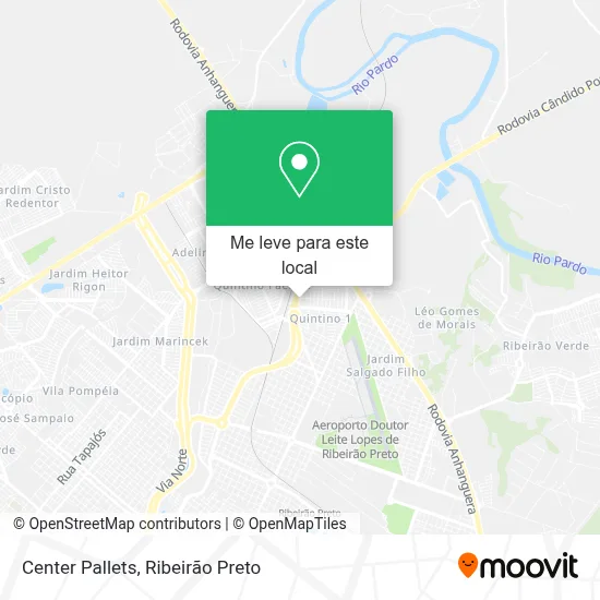 Center Pallets mapa