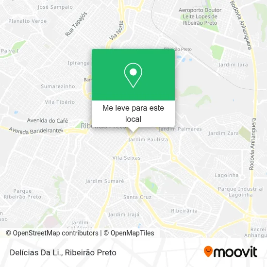 Delícias Da Li. mapa