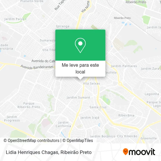 Lidia Henriques Chagas mapa