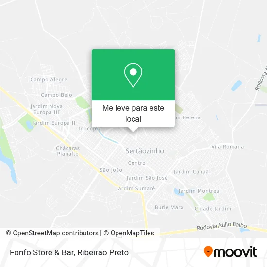Fonfo Store & Bar mapa
