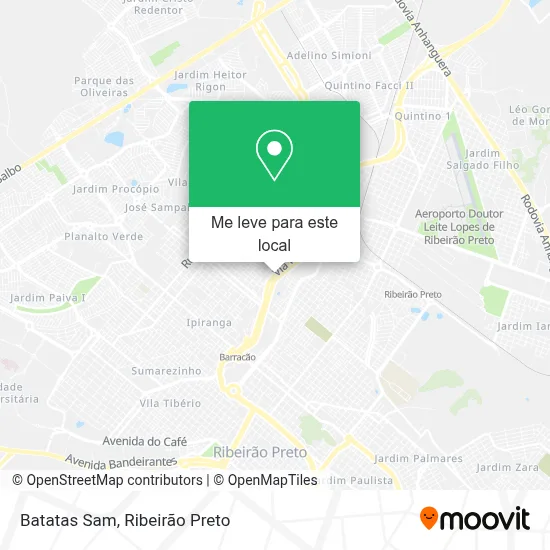 Batatas Sam mapa