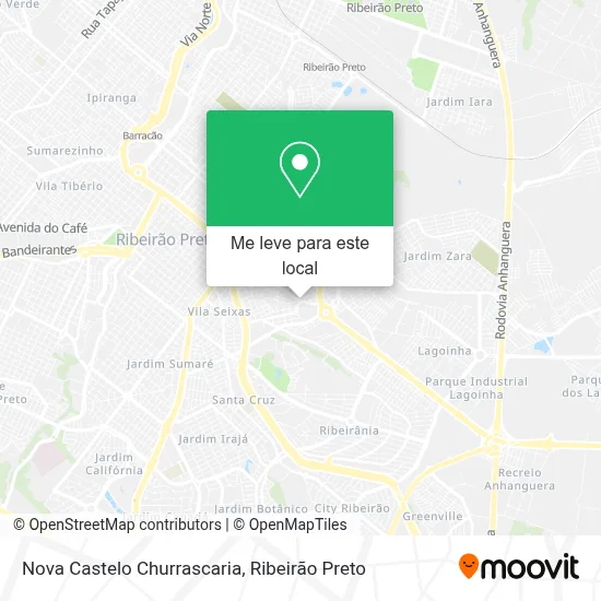 Nova Castelo Churrascaria mapa