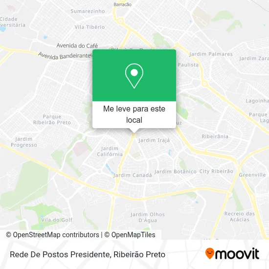 Rede De Postos Presidente mapa