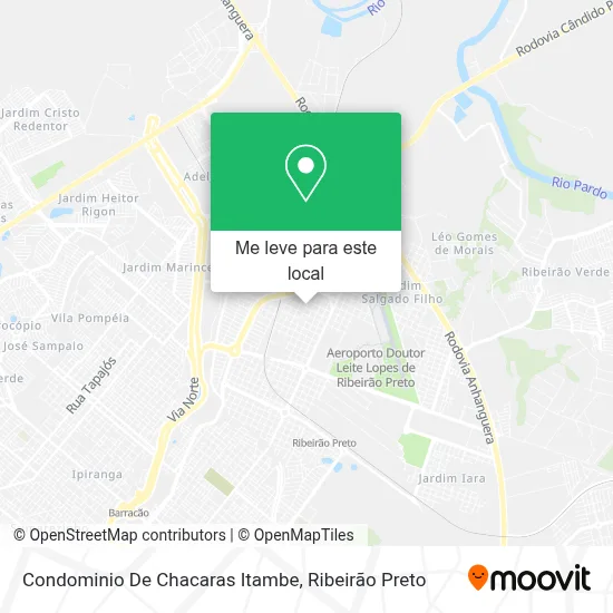 Condominio De Chacaras Itambe mapa