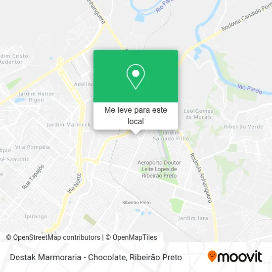 Destak Marmoraria - Chocolate mapa