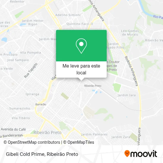 Gibeli Cold Prime mapa