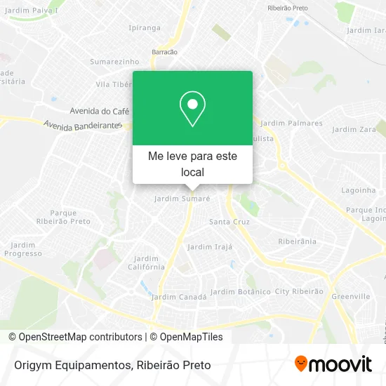 Origym Equipamentos mapa