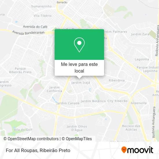 For All Roupas mapa