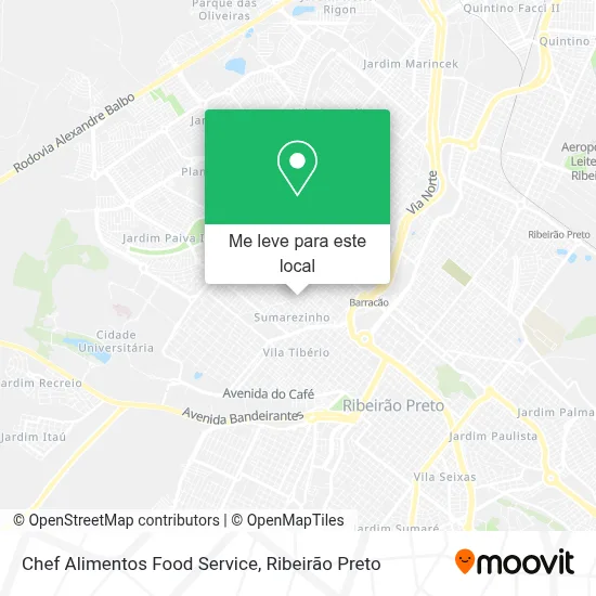 Chef Alimentos Food Service mapa