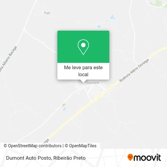Dumont Auto Posto mapa