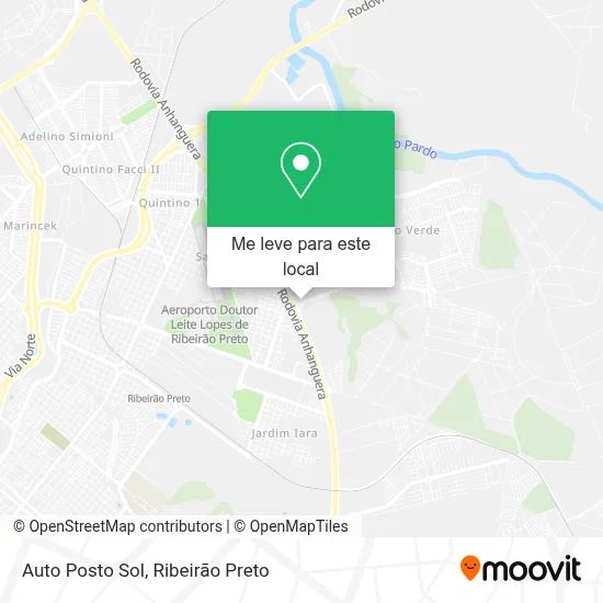 Auto Posto Sol mapa