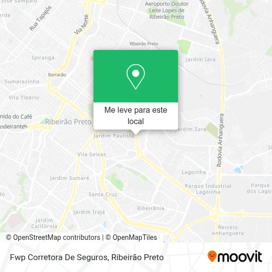 Fwp Corretora De Seguros mapa