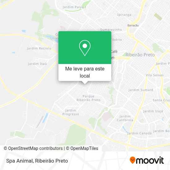 Spa Animal mapa