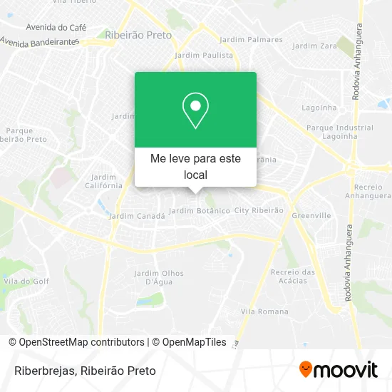 Riberbrejas mapa