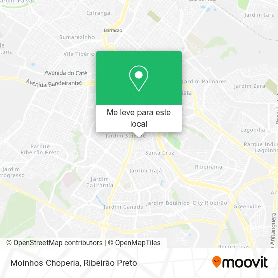 Moinhos Choperia mapa