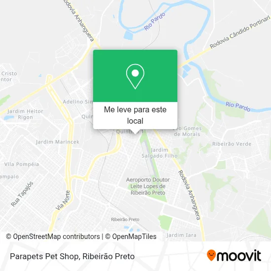 Parapets Pet Shop mapa