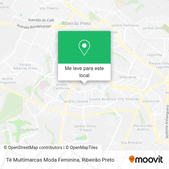 Tê Multimarcas Moda Feminina mapa