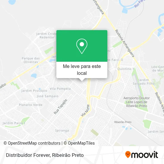 Distribuidor Forever mapa